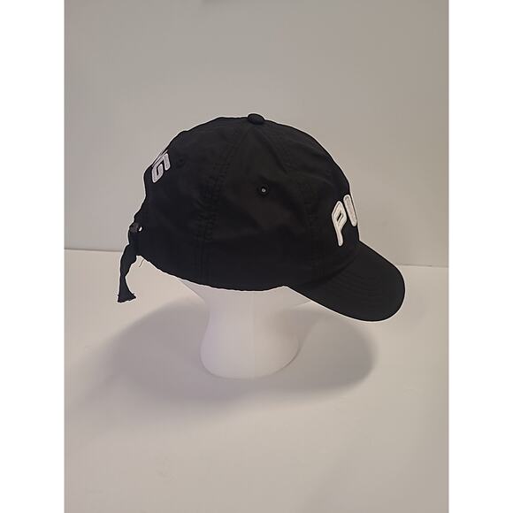 Ping Golf Hat Cap Polyester Black Embroidered Logo Adjustable Strap Lightweight - Picture 6 of 11